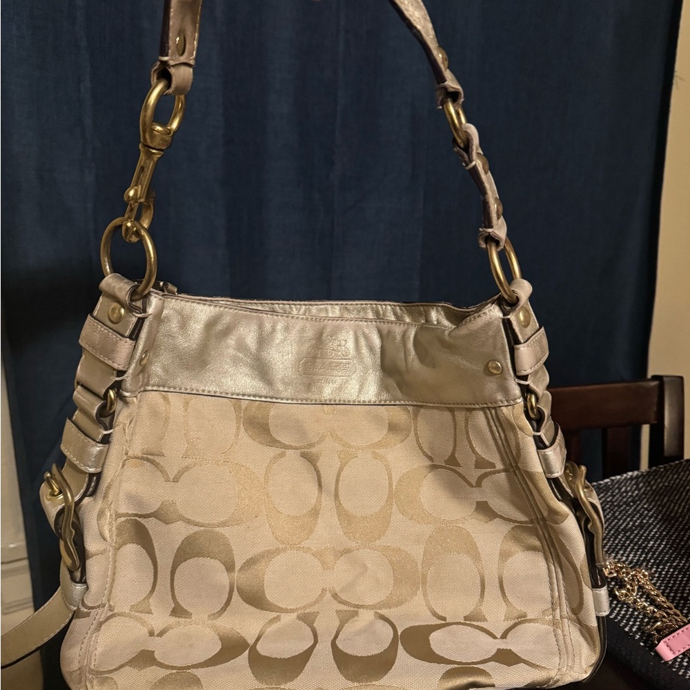 Coach Gold y2k Bag